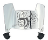 Delaware State Hornets Mini Football Helmet Visor Shield w/ Clips - PICK VISOR & LOGO COLOR