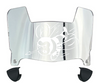 Delaware State Hornets Mini Football Helmet Visor Shield w/ Clips - PICK VISOR & LOGO COLOR