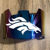 Denver Broncos Full Size Football Helmet Visor Shield Blue Iridium Mirror w/ Clips - PICK LOGO COLOR