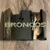 Denver Broncos Full Size Football Helmet Visor Shield Silver Chrome Mirror w/ Clips - PICK LOGO COLOR
