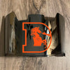 Denver Broncos Full Size Football Helmet Visor Shield Silver Chrome Mirror w/ Clips - PICK LOGO COLOR