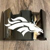 Denver Broncos Full Size Football Helmet Visor Shield Silver Chrome Mirror w/ Clips - PICK LOGO COLOR
