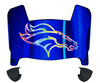 Denver Broncos Limited Edition Mini Football Helmet Visor Shield w/ Clips - PICK VISOR & LOGO COLOR