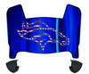 Denver Broncos Limited Edition Mini Football Helmet Visor Shield w/ Clips - PICK VISOR & LOGO COLOR