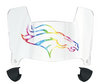 Denver Broncos Limited Edition Mini Football Helmet Visor Shield w/ Clips - PICK VISOR & LOGO COLOR