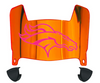Denver Broncos Limited Edition Mini Football Helmet Visor Shield w/ Clips - PICK VISOR & LOGO COLOR