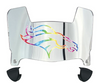 Denver Broncos Limited Edition Mini Football Helmet Visor Shield w/ Clips - PICK VISOR & LOGO COLOR
