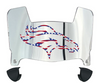 Denver Broncos Limited Edition Mini Football Helmet Visor Shield w/ Clips - PICK VISOR & LOGO COLOR