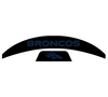 Denver Broncos MIDI Mid Size SpeedFlex Football Helmet Front & Back Bumper Decal Set - Pick Color