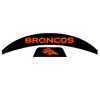 Denver Broncos MIDI Mid Size SpeedFlex Football Helmet Front & Back Bumper Decal Set - Pick Color