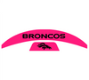 Denver Broncos MIDI Mid Size SpeedFlex Football Helmet Front & Back Bumper Decal Set - Pick Color