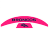 Denver Broncos MIDI Mid Size SpeedFlex Football Helmet Front & Back Bumper Decal Set - Pick Color