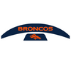 Denver Broncos MIDI Mid Size SpeedFlex Football Helmet Front & Back Bumper Decal Set - Pick Color