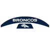 Denver Broncos MIDI Mid Size SpeedFlex Football Helmet Front & Back Bumper Decal Set - Pick Color