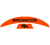 Denver Broncos MIDI Mid Size SpeedFlex Football Helmet Front & Back Bumper Decal Set - Pick Color