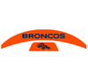 Denver Broncos MIDI Mid Size SpeedFlex Football Helmet Front & Back Bumper Decal Set - Pick Color
