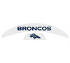 Denver Broncos MIDI Mid Size SpeedFlex Football Helmet Front & Back Bumper Decal Set - Pick Color