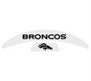 Denver Broncos MIDI Mid Size SpeedFlex Football Helmet Front & Back Bumper Decal Set - Pick Color