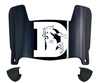 Denver Broncos Retro Throwback Mini Football Helmet Visor Shield w/ Clips - PICK VISOR & LOGO COLOR
