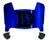 Denver Broncos Retro Throwback Mini Football Helmet Visor Shield w/ Clips - PICK VISOR & LOGO COLOR
