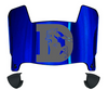 Denver Broncos Retro Throwback Mini Football Helmet Visor Shield w/ Clips - PICK VISOR & LOGO COLOR