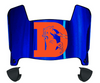 Denver Broncos Retro Throwback Mini Football Helmet Visor Shield w/ Clips - PICK VISOR & LOGO COLOR