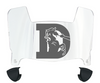 Denver Broncos Retro Throwback Mini Football Helmet Visor Shield w/ Clips - PICK VISOR & LOGO COLOR