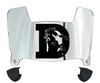Denver Broncos Retro Throwback Mini Football Helmet Visor Shield w/ Clips - PICK VISOR & LOGO COLOR
