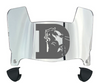 Denver Broncos Retro Throwback Mini Football Helmet Visor Shield w/ Clips - PICK VISOR & LOGO COLOR