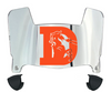 Denver Broncos Retro Throwback Mini Football Helmet Visor Shield w/ Clips - PICK VISOR & LOGO COLOR