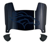 Denver Broncos Mini Football Helmet Visor Shield w/ Clips - PICK VISOR & LOGO COLOR