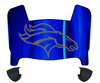 Denver Broncos Mini Football Helmet Visor Shield w/ Clips - PICK VISOR & LOGO COLOR