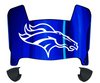 Denver Broncos Mini Football Helmet Visor Shield w/ Clips - PICK VISOR & LOGO COLOR