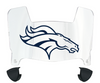 Denver Broncos Mini Football Helmet Visor Shield w/ Clips - PICK VISOR & LOGO COLOR