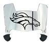 Denver Broncos Mini Football Helmet Visor Shield w/ Clips - PICK VISOR & LOGO COLOR