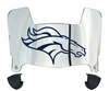 Denver Broncos Mini Football Helmet Visor Shield w/ Clips - PICK VISOR & LOGO COLOR