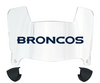 Denver Broncos Mini Football Helmet Visor Shield w/ Clips - PICK VISOR & LOGO COLOR
