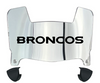 Denver Broncos Mini Football Helmet Visor Shield w/ Clips - PICK VISOR & LOGO COLOR