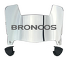 Denver Broncos Mini Football Helmet Visor Shield w/ Clips - PICK VISOR & LOGO COLOR