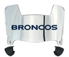 Denver Broncos Mini Football Helmet Visor Shield w/ Clips - PICK VISOR & LOGO COLOR