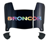 Denver Broncos Limited Edition Mini Football Helmet Visor Shield w/ Clips - PICK VISOR & LOGO COLOR