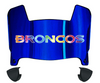 Denver Broncos Limited Edition Mini Football Helmet Visor Shield w/ Clips - PICK VISOR & LOGO COLOR