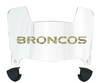 Denver Broncos Limited Edition Mini Football Helmet Visor Shield w/ Clips - PICK VISOR & LOGO COLOR