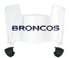 Denver Broncos Limited Edition Mini Football Helmet Visor Shield w/ Clips - PICK VISOR & LOGO COLOR