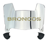 Denver Broncos Limited Edition Mini Football Helmet Visor Shield w/ Clips - PICK VISOR & LOGO COLOR