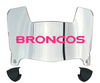 Denver Broncos Limited Edition Mini Football Helmet Visor Shield w/ Clips - PICK VISOR & LOGO COLOR