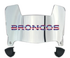 Denver Broncos Limited Edition Mini Football Helmet Visor Shield w/ Clips - PICK VISOR & LOGO COLOR