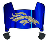 Denver Broncos Limited Edition Mini Football Helmet Visor Shield w/ Clips - PICK VISOR & LOGO COLOR