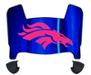 Denver Broncos Limited Edition Mini Football Helmet Visor Shield w/ Clips - PICK VISOR & LOGO COLOR