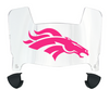 Denver Broncos Limited Edition Mini Football Helmet Visor Shield w/ Clips - PICK VISOR & LOGO COLOR